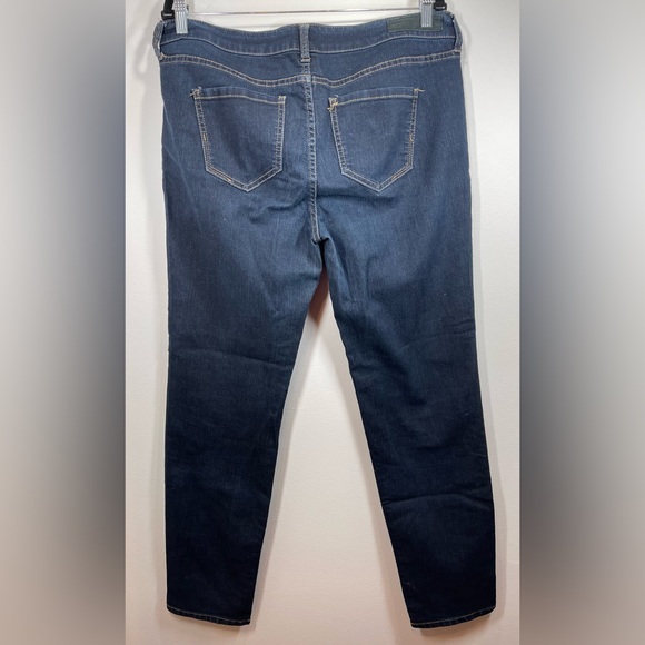 Liverpool Dark Blue Denim Abby Jeans Medium Rise Size 14/32 - Picture 10 of 11